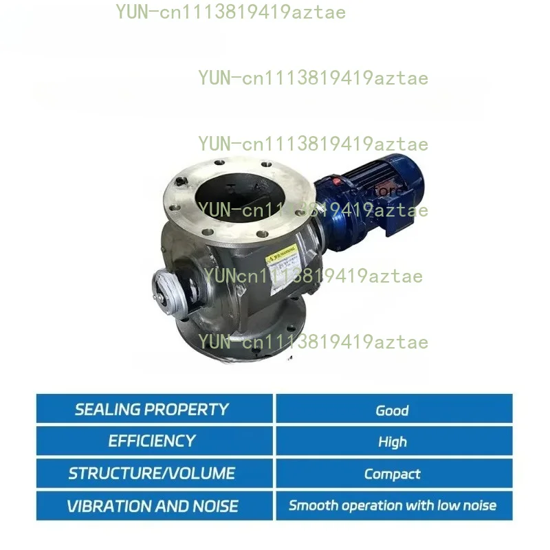 Industrial Rotary Valve Feeders for Mining Feed Food Chemical Metallurgy with Precision Bearings