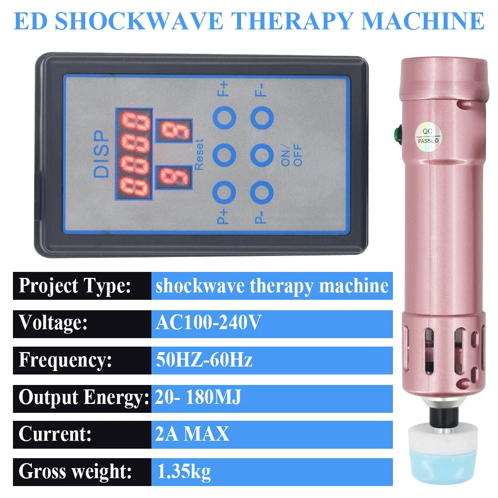 Shockwave Therapy Machine Effective Relieve Shoulder Pain Massage Muscle Relaxation Professoinal Shock Wave Portable Massager - Image 3