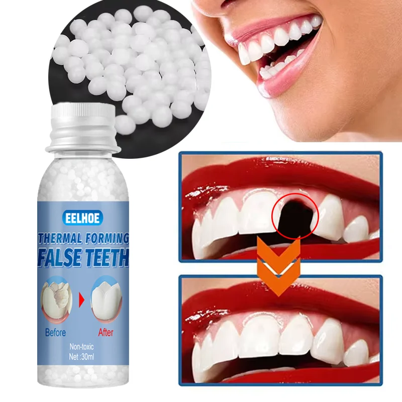 Resin Tooth Repair Glue Plasticity Teeth Gaps Filling Solid Glue Temporary Teeth Repair False Teeth Glue Safety Dental Supplies