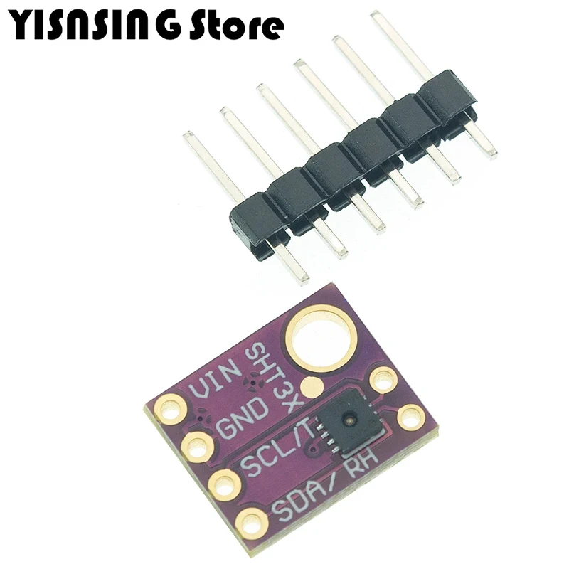 Módulo Sensor de humedad SHT31 SHT31-D de temperatura, microcontrolador IIC I2C, clima de ruptura, 3V, 5V, compatible con Arduino