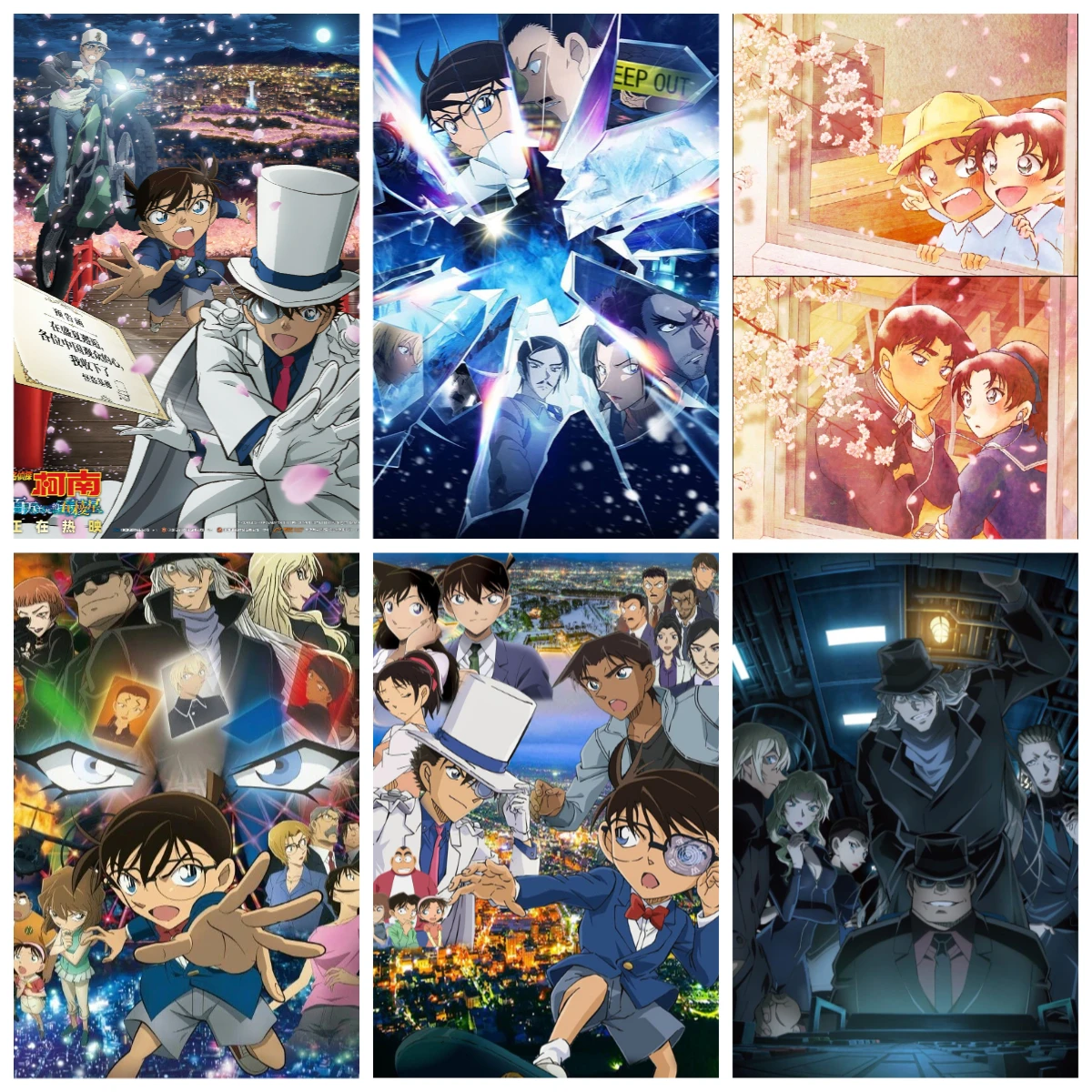 Rompecabezas para Adultos de 500/1000 Piezas, Detective Conan, Apto para Adultos y Familias - Piezas Grandes y Desafiantes, Portátil