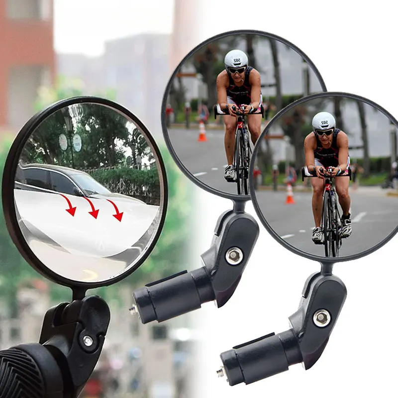 

2/1pcs 16mm Universal Motorcycle Rear View Mirrors Round Handle Bar End Foldable Motorbike Side Moto Accessories