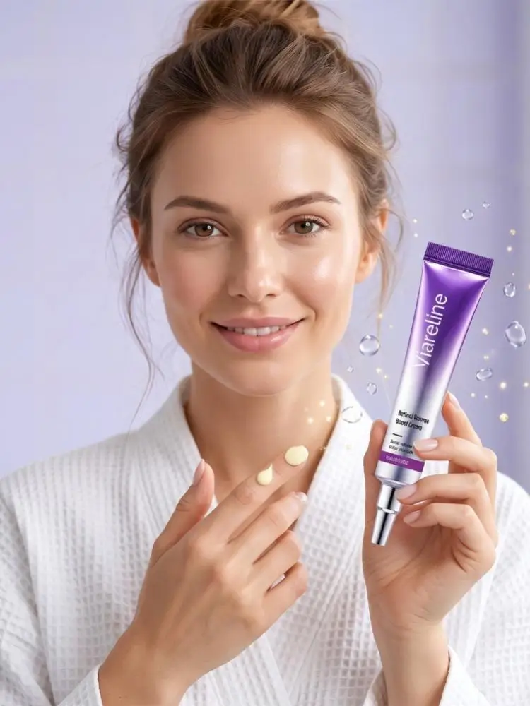 VIARELINE Retinol Face Serum Moisture Lock Firming Skin Care Lightweight Fast Absorbing Smooth Glow Facial Essence