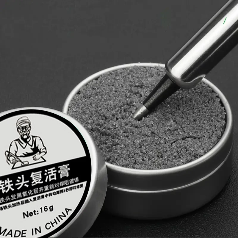 1/2/3Pcs Soldering Iron Tip Refresher Non-stick Tin Solder Cream Clean Paste Oxide Solder Iron Tip Refresh Tip Tinner Activator