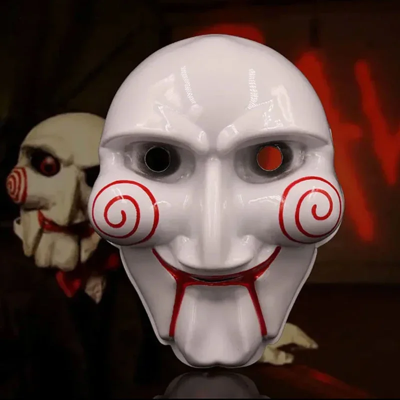 새로운 영화 톱 전기톱 대학살 퍼즐 인형 코스프레 코스튬 유니폼 세트 남성용 코트 조끼 바지 셔츠 할로윈 파티 의류