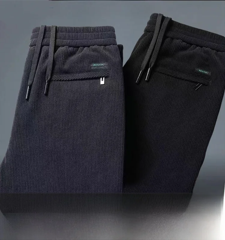 

Men's Corduroy Pants Fce Lined Thi Straight Leg Warm Winter Casual Trousers Faionable Urban Sle for Middle-Aged And ...