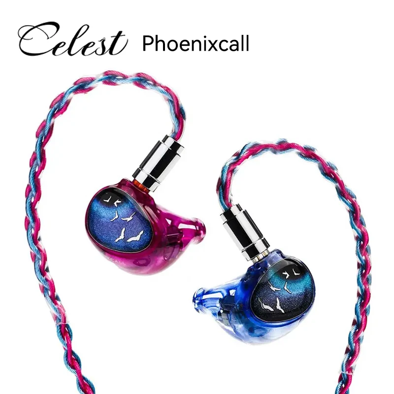 

Kinera Celest Phoenixcall 1DD+2BA+2 Flat Panel Driver IEMs 5 Hybrid Drivers Earphone 0.78 2pin Plug Earphone Cable IEMs