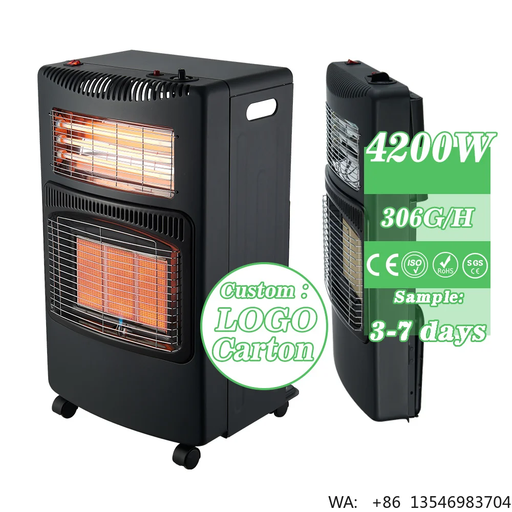 Hot Selling Portable Mobile 2 in 1 Gas Electric Heater Perfection Fast Heating Eco-Friendly Gas Heater for Bedroom