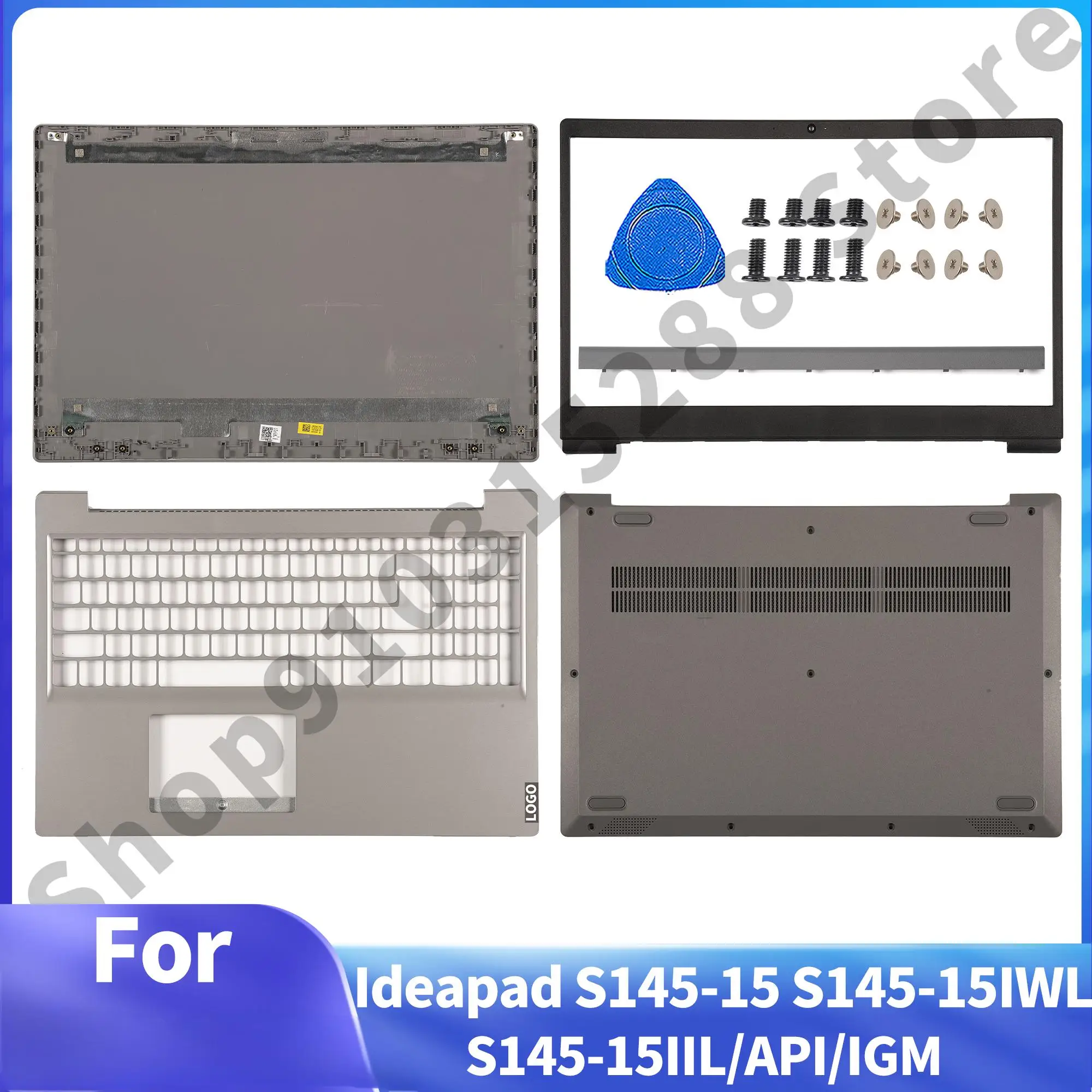 

New Cover For Ideapad S145-15 S145-15IWL S145-15IIL/API/IGM LCD Back Cover/Palmrest/Bottom/Hinge Cover Parts Repair