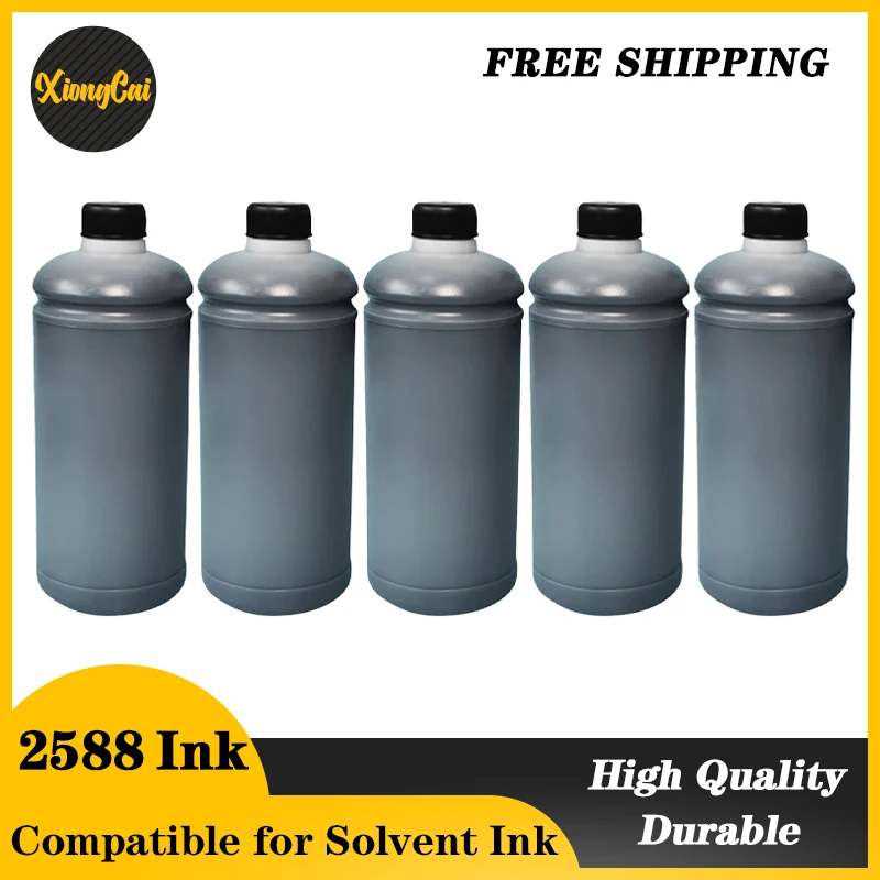 100/1000ML Refillable Ink compatible 2588 JS10 JS12 for 12.7mm Printer Quick-drying Solvent Ink Portable Handheld Printer