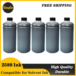 Tinta recargable de 100/1000ML, compatible con 2588 JS10 JS12 para impresora de 12,7mm, tinta solvente de secado rápido, portátil