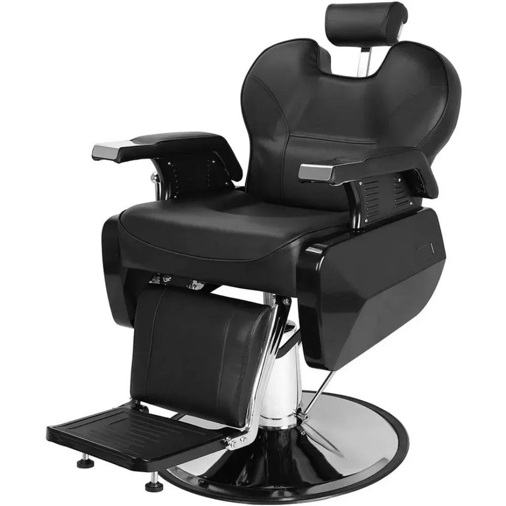 All Purpose Hydraulic Barber Chair Recline , 360 Degree Swivel Height Adjustable , Beauty Salon Spa Tattoo Styling Equipment