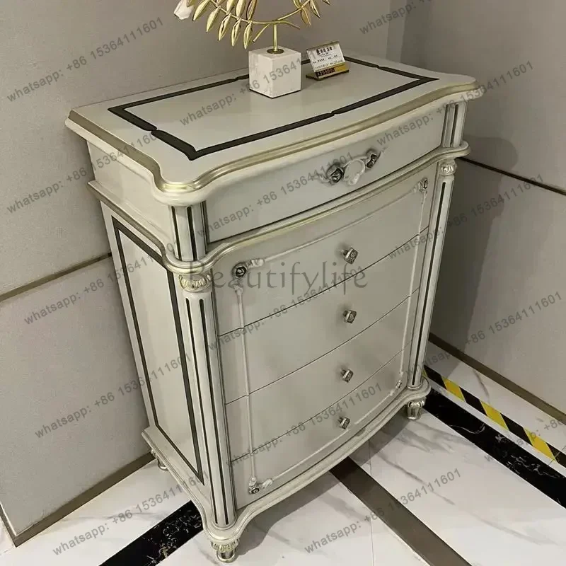 YJ Living Room Locker Bedroom Large Capacity Storage Cabinet Five-Bucket Cabinet