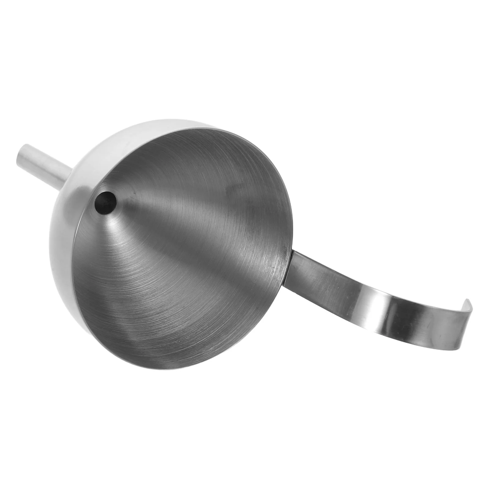 

Stainless Steel Wine Funnel 304 Premium Mini Wide Mouth with Hook for Bottle Jar Flask Filling Liquid Transfer Cooking Utensil