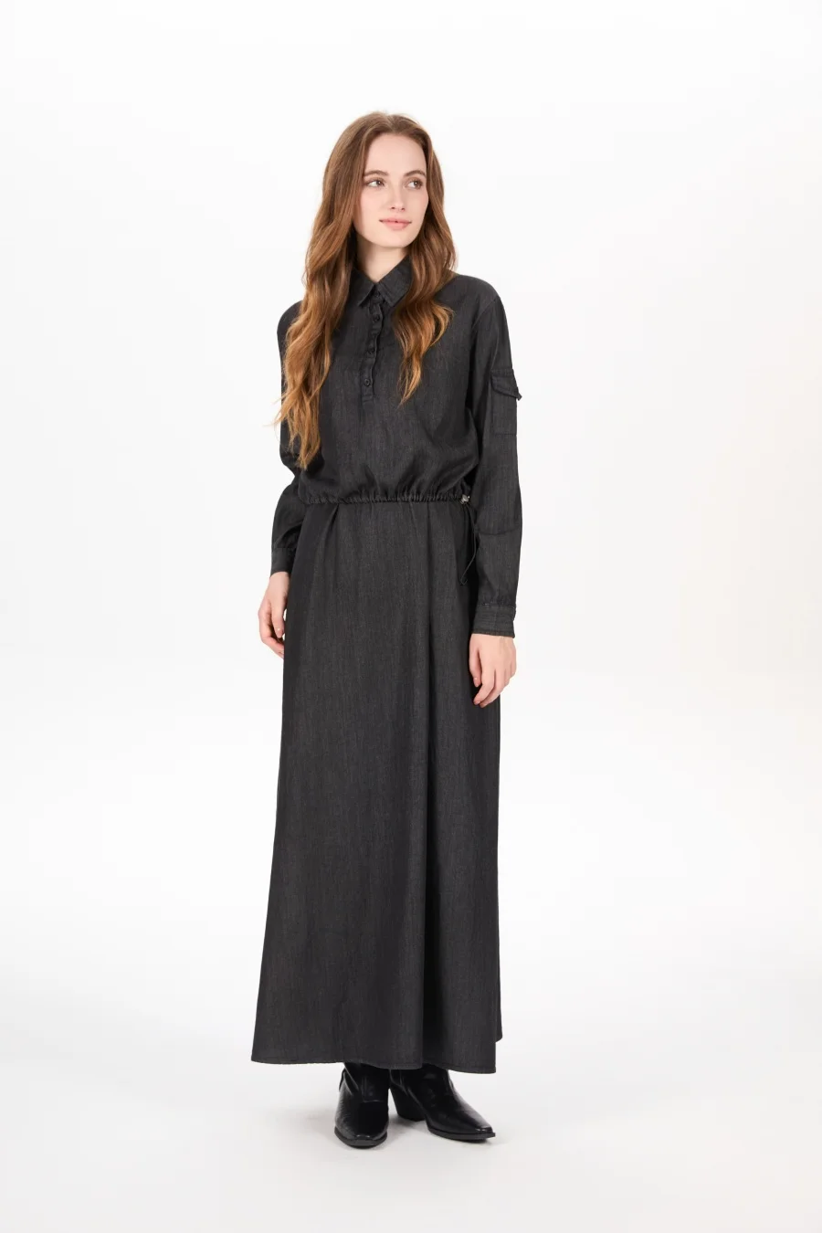 AS AW25 Denim set loose Shirt + slip dress Aline adjustable dress 13 S5c5c1469a10949e88a798f50dc2a7973u
