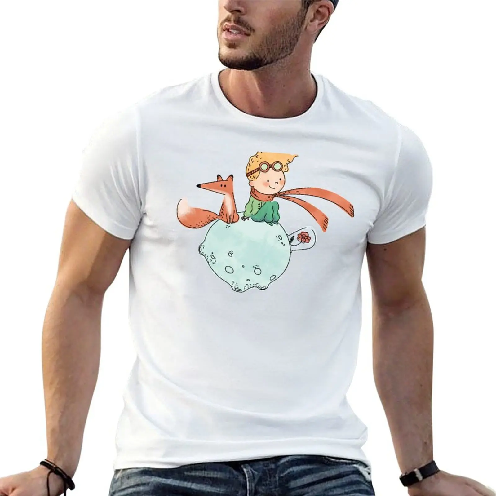

the little Prince T-Shirt funny t shirts cotton t shirt man cotton anime t shirts oversize T-Shirt