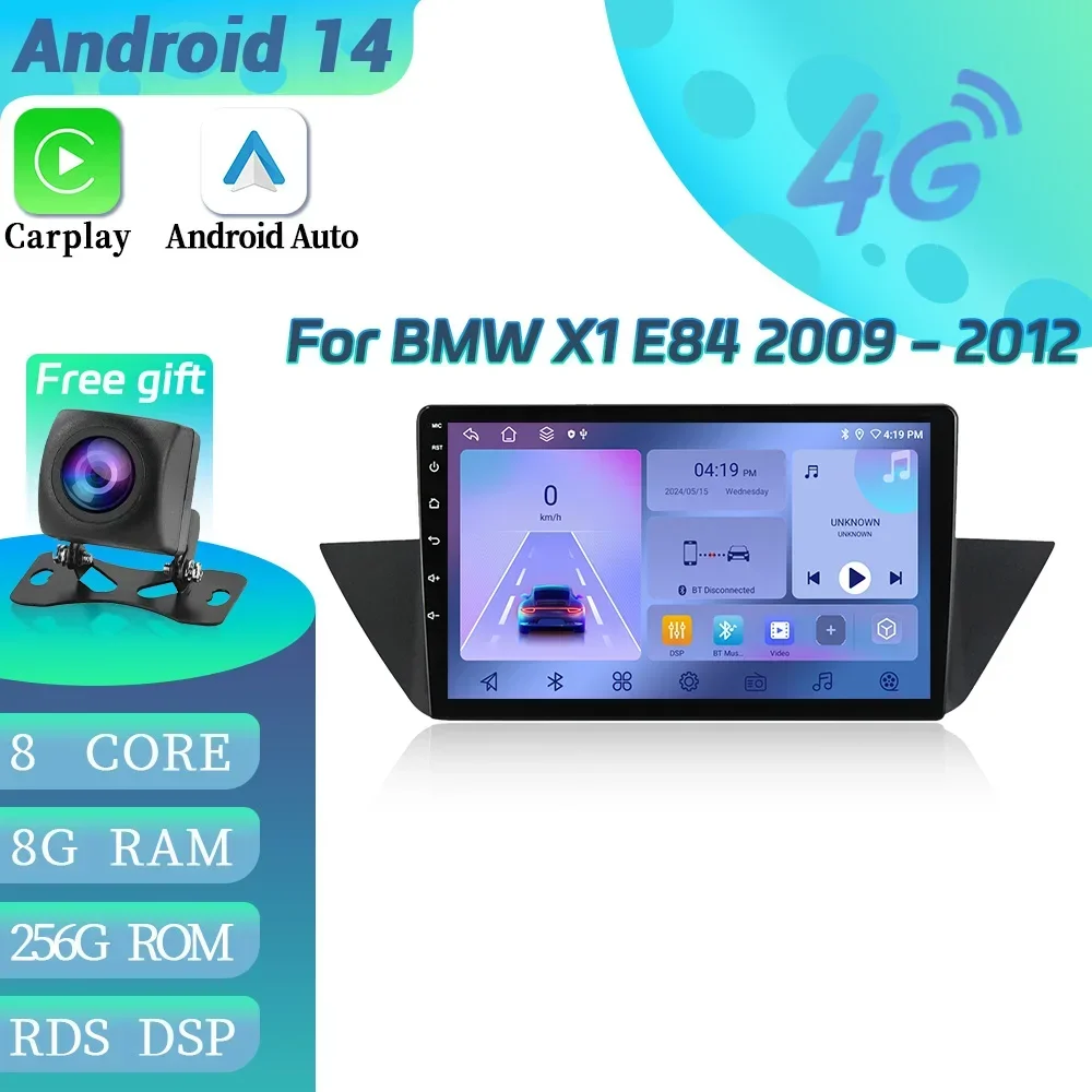 

Android 14 For BMW X1 E84 2009-2012 Car Radio Multimedia Video Players Android Auto Wireless Bluetooth CarPlay Navigation Screen