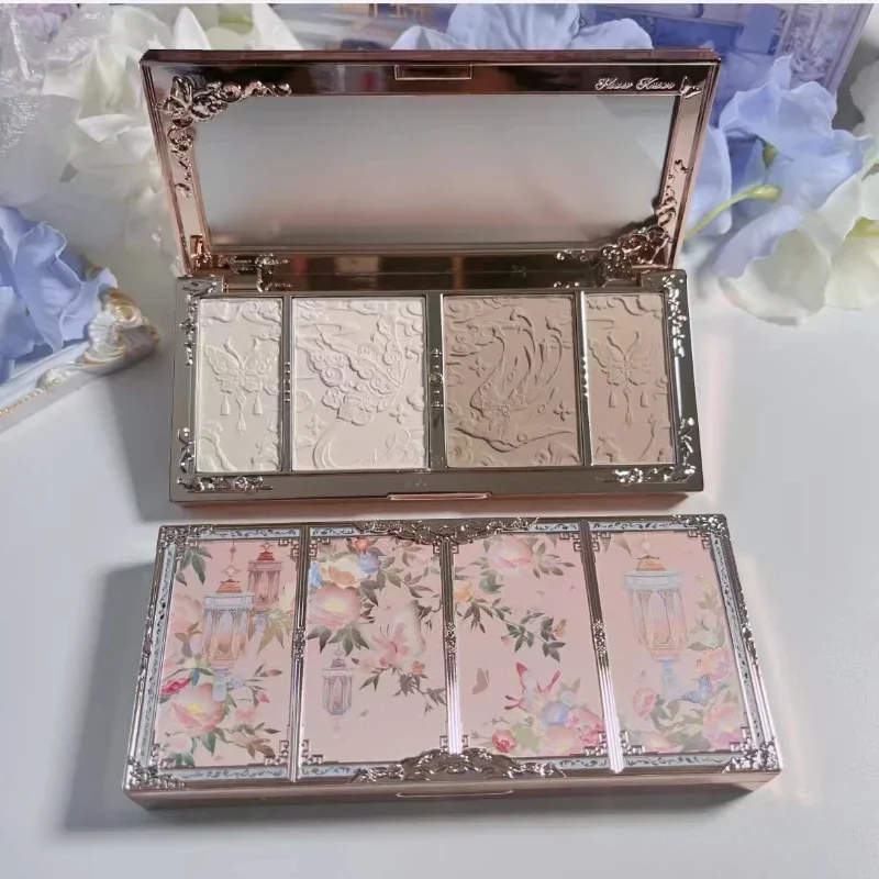 

Flower Knows Butterfly Cloud Collar Collection Embossed Highlight Contour Palette Iluminador Contouring Kit Delicate Face Makeup