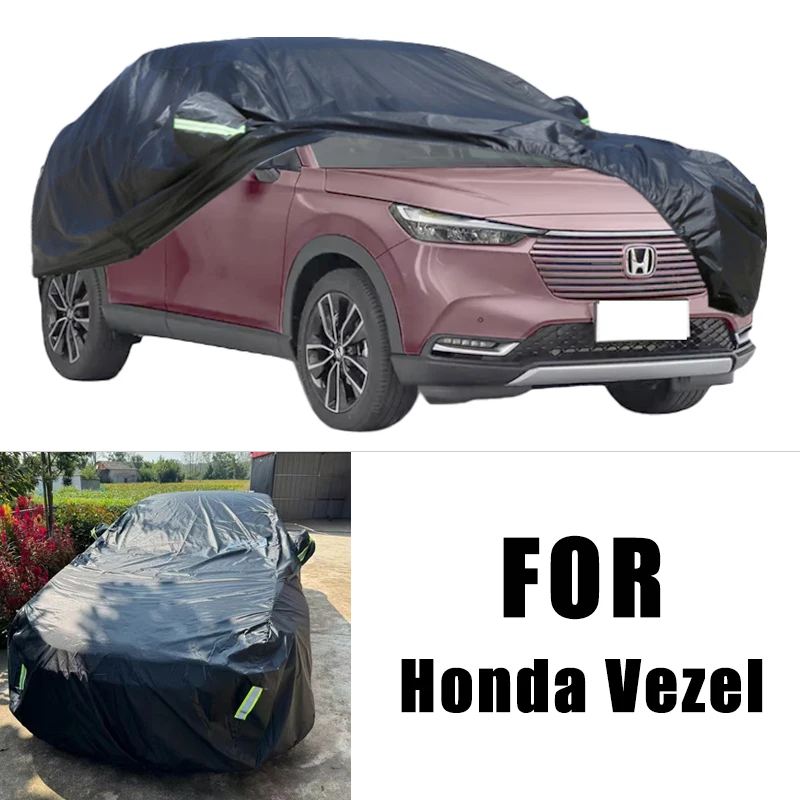 

Всепогодные автомобильные чехлы для Honda Vezel 6-в-1, водонепроницаемые, пылезащитные, УФ-защитные, снежные, устойчивые к царапинам, защита