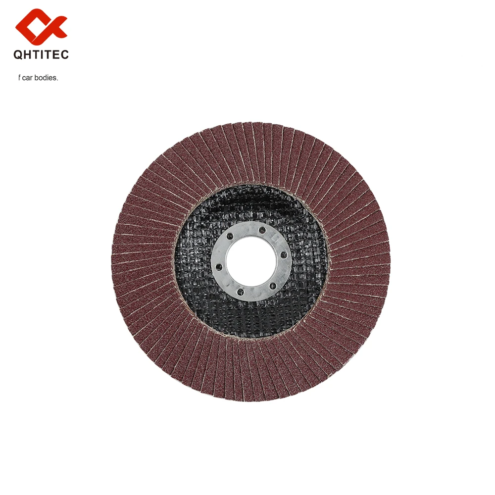 125mm P120 Flat Flap Disc 5 Inch Abrasive Grinding Wheel Sanding Disc For Angle Grinder Metal Wood Polishing Deburring