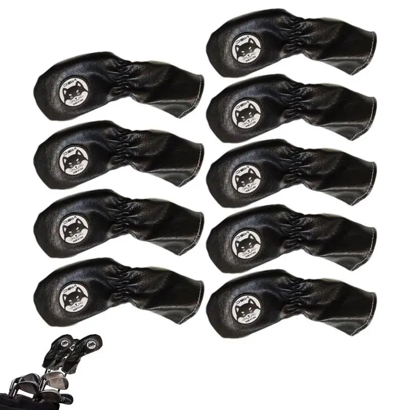 

Iron Covers For Golf Clubs 9X Letter Print Driver Head Covers Number Alphabet Design Golf Equipment Sports Fan Club In All