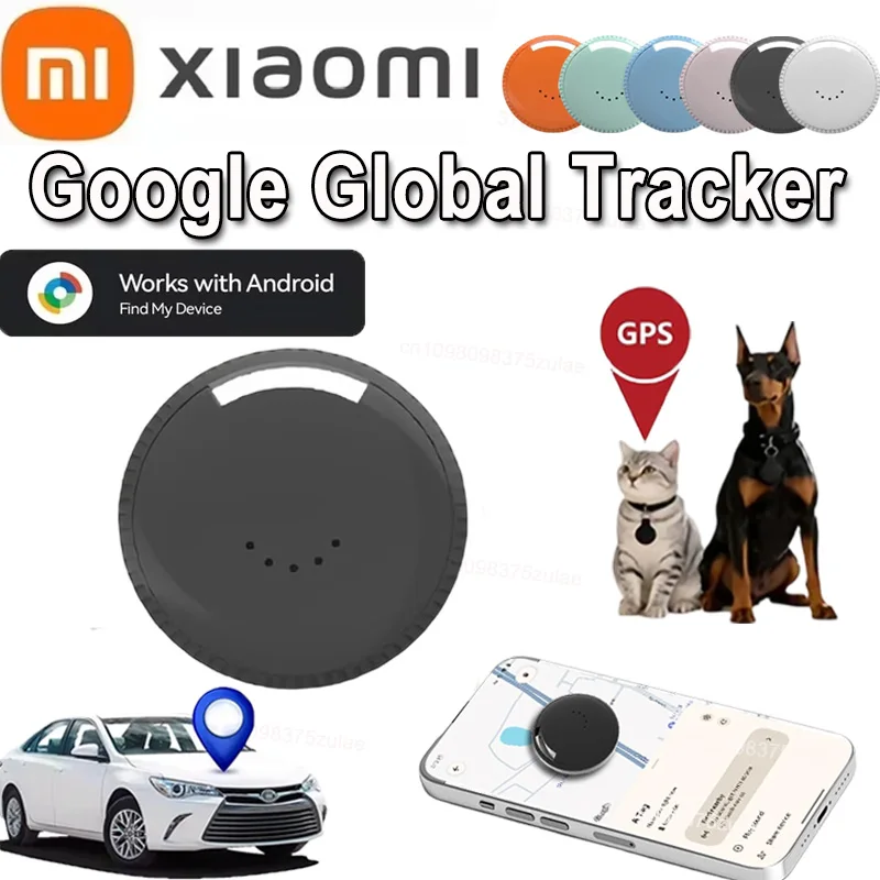 Xiaomi Google Global Tracker جهاز تحديد المواقع الذكي GPS ثنائي الاتجاه لمكافحة خسر إنذار في الهواء الطلق جهاز مكافحة فقدان لنظام أندرويد