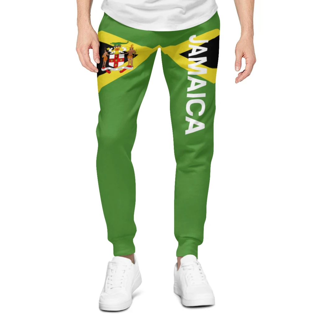 

2025 Jamaica Flag Mens Sweatpants with Pockets Joggers for Men Sports Casual Sweat Pants With Drawstring
