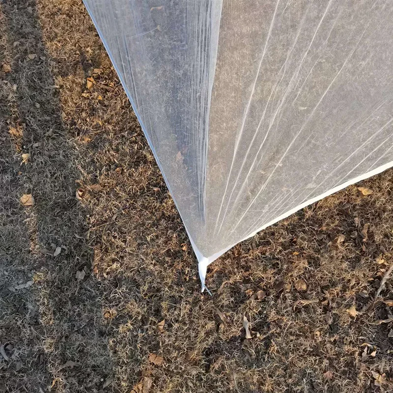 شبكة ناموسية محمولة للتخييم الخارجي ، مقاومة للحشرات ، سطح مربع ، بدون تركيب بسيط #4