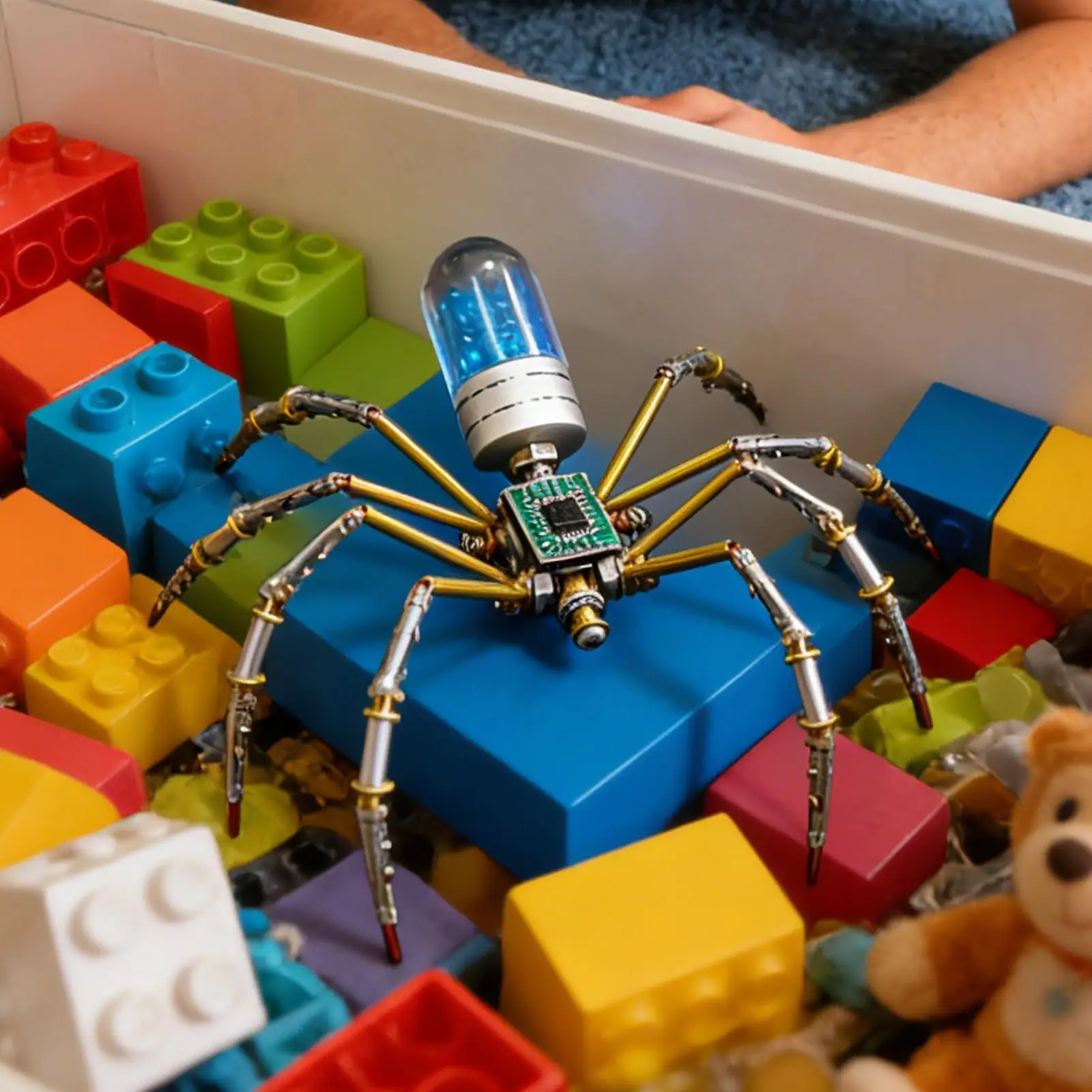 Steampunk Mechanisch Spider Model 3D Metaal Mechanisch Handgemaakt Bouwsets Spider Model Hobby Kit Voor Bordspel School