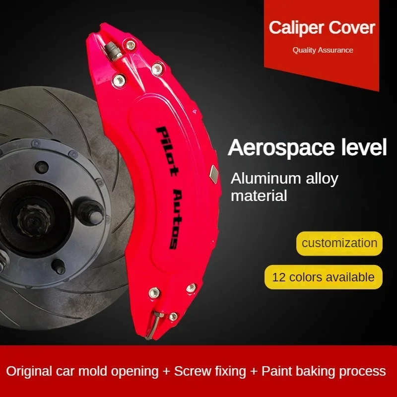 For Honda Car Brake Caliper Cover Aluminum Alloy Kit Fit Accord Civic CR-V HR-V Fit Insight Odyssey Passport Pilot Ridgeline