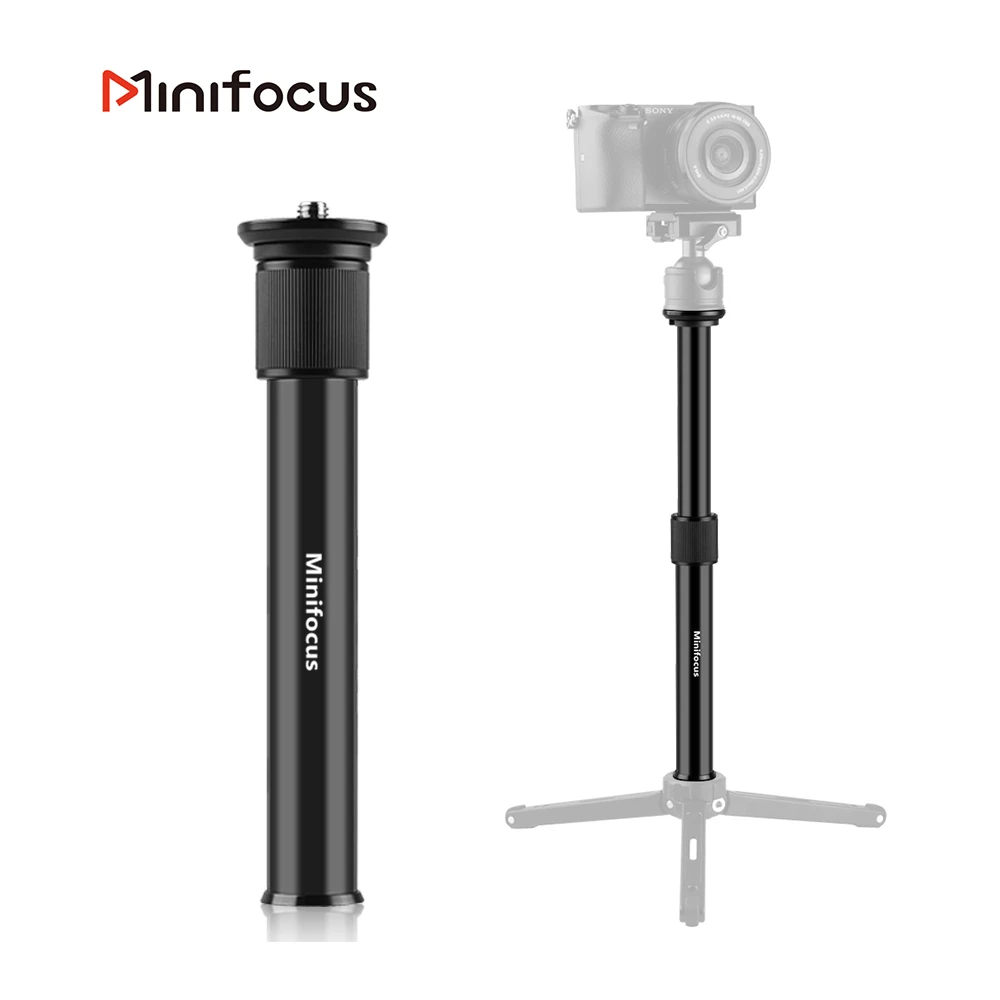 Handheld Tripod Extension pole Mount Monopod Extender Rod Stick for DSLR SLR Cameras Tripod Center Column Tube Bar Accessories