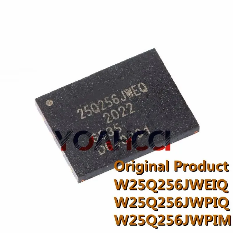 W25Q256JWEIQ W25Q256JWPIQ W25Q256JWPIM (5-20 قطعة) شحن مجاني WSON-8 ولا فلاش شريحة IC الأصلية التسلسلية، متوفرة #1