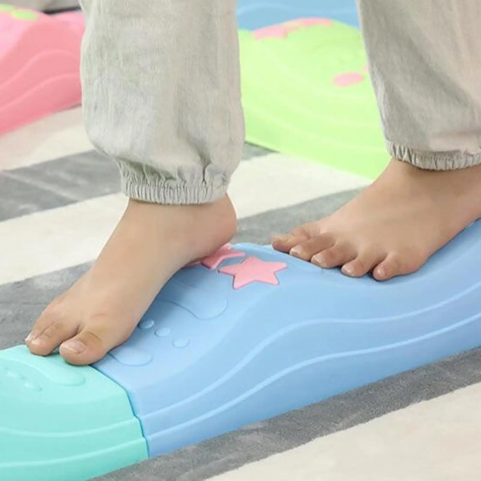 Kids Balance Beams Colored Improve Strength Interactive Stepping