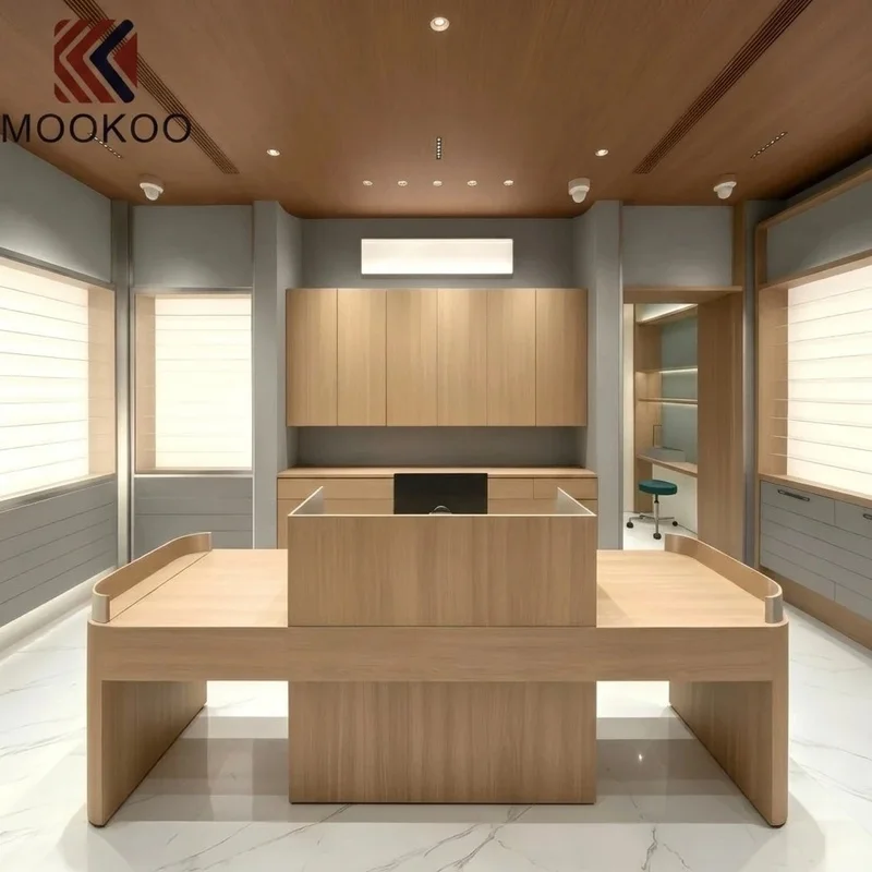 custom.Interior Optical Shop Design Modern Custom Sunglasses Showcase Display Wood Optical Display Fixture