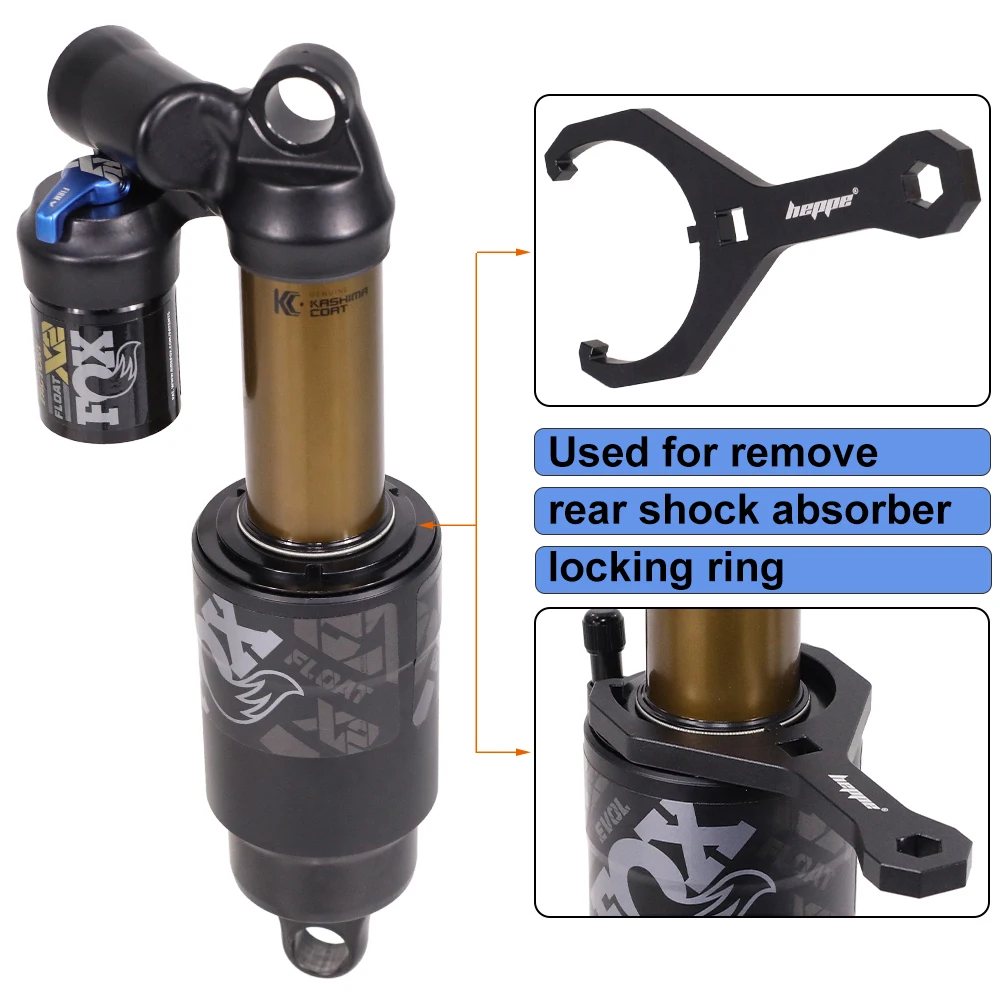 HEPPE Fahrrad-Hinterbaudämpfer-Reparaturwerkzeug für FOX Float X2 Serie Hinterradfederungsdämpfer – Detail 9