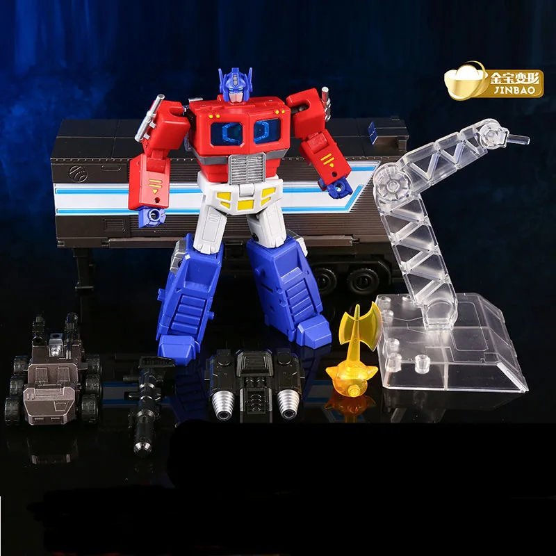 

В наличии трансформирующие игрушки Jinbao Commander 2001 Optimus OP Prime Оригинальные фигурки героев коллекционные подарки