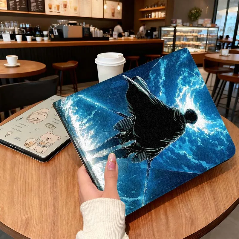A-Attack On Titan Anime Fashion For iPad Pro Air Mini 2 3 4 5 6 7 11th 10th 9th 8th 7th 10.2 9.7 10.5 10.9 12.9 Inch Tablet Case