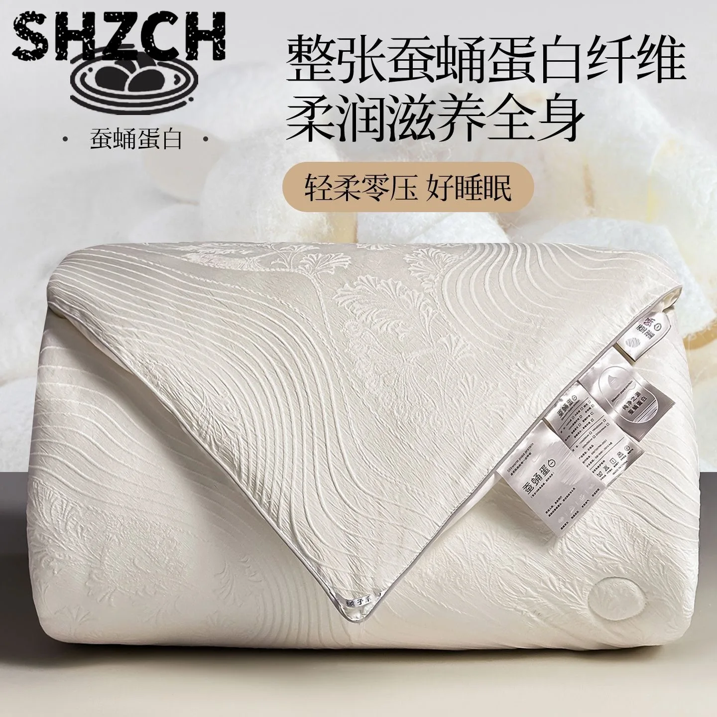 100% mulberry silk quilt with 100% cotton cover silk thickened winter blanket spring autumn comforter warm wedding quilt core