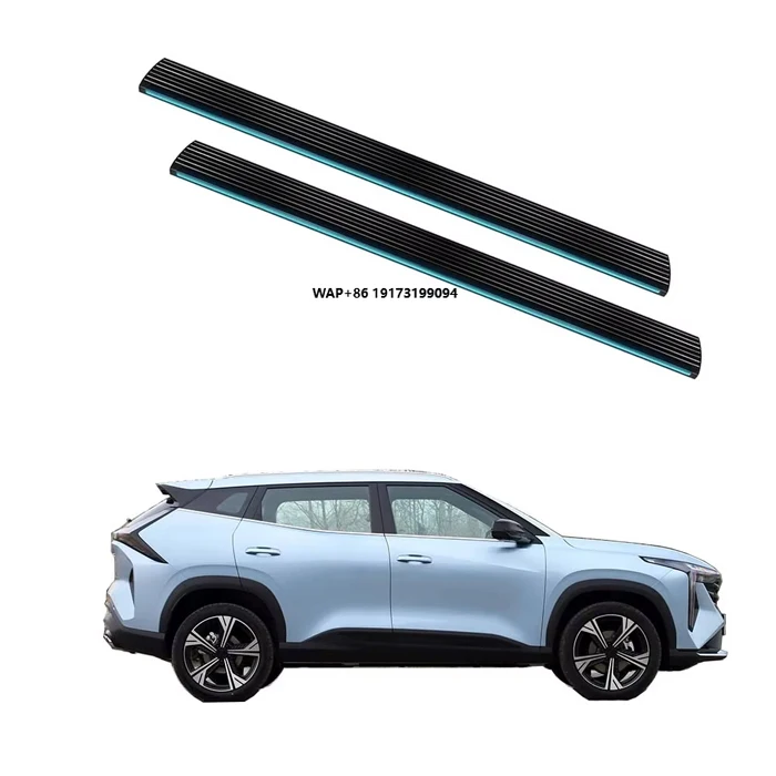 

Electric Running Boards Side Steps Pedal with LED for G-eely Boyue Black Powder Coated 100% Waterproof 1 Set