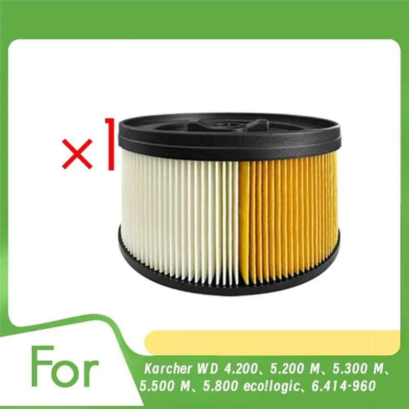 For Karcher WD 4.200, 5.200 M, 5.300 M, 5.500 M, 5.800 Eco!Ogic, 6.414-960 Filter Cleaner Parts Accessory Parts