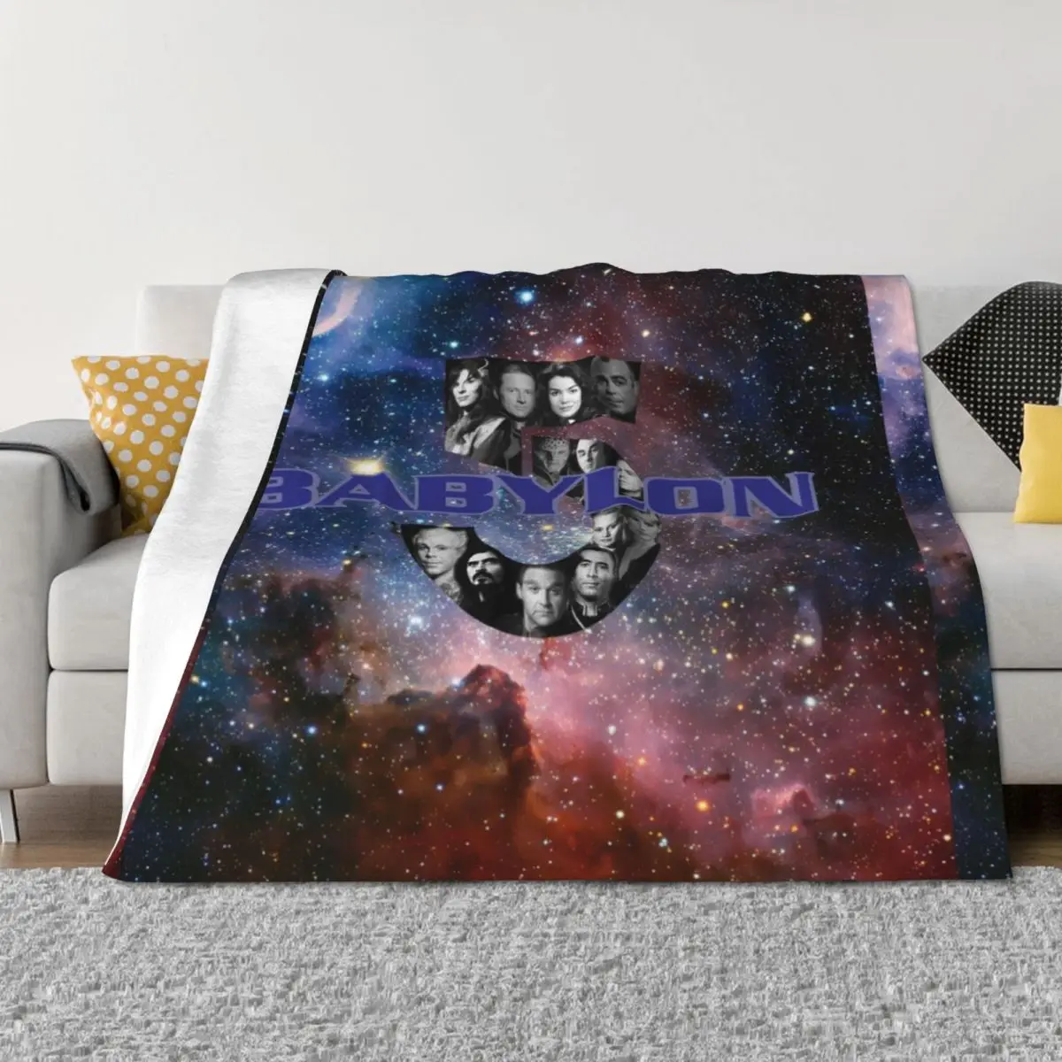 

Babylon 5 Throw Blanket Bed linens Comforter bed plaid blankets ands Blankets