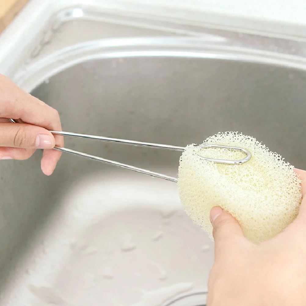 

3pcs Sponge Brush Flexible Non-Slip Handle Retractable Cup Soft Scrubbing Pad Kitchenware Easy Storage Hook Beer Carafe