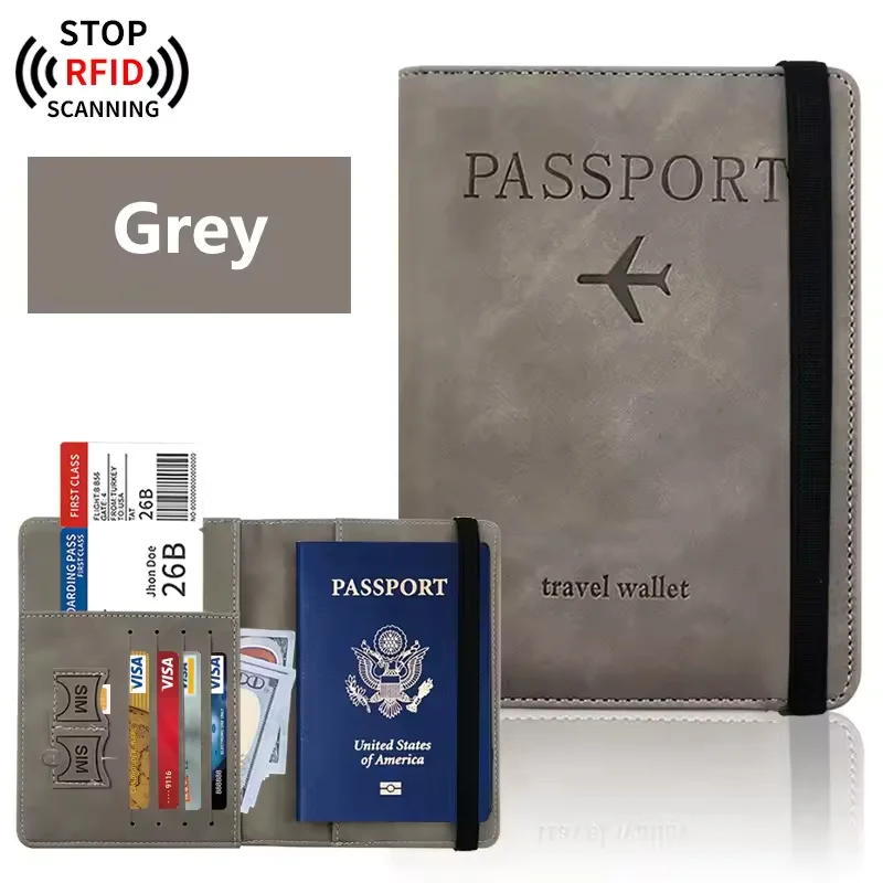 

Passport Holder for Travel Essentials Passport Wallet Cover Case for Travel Accessories,Passport Book Holders for Women/Men