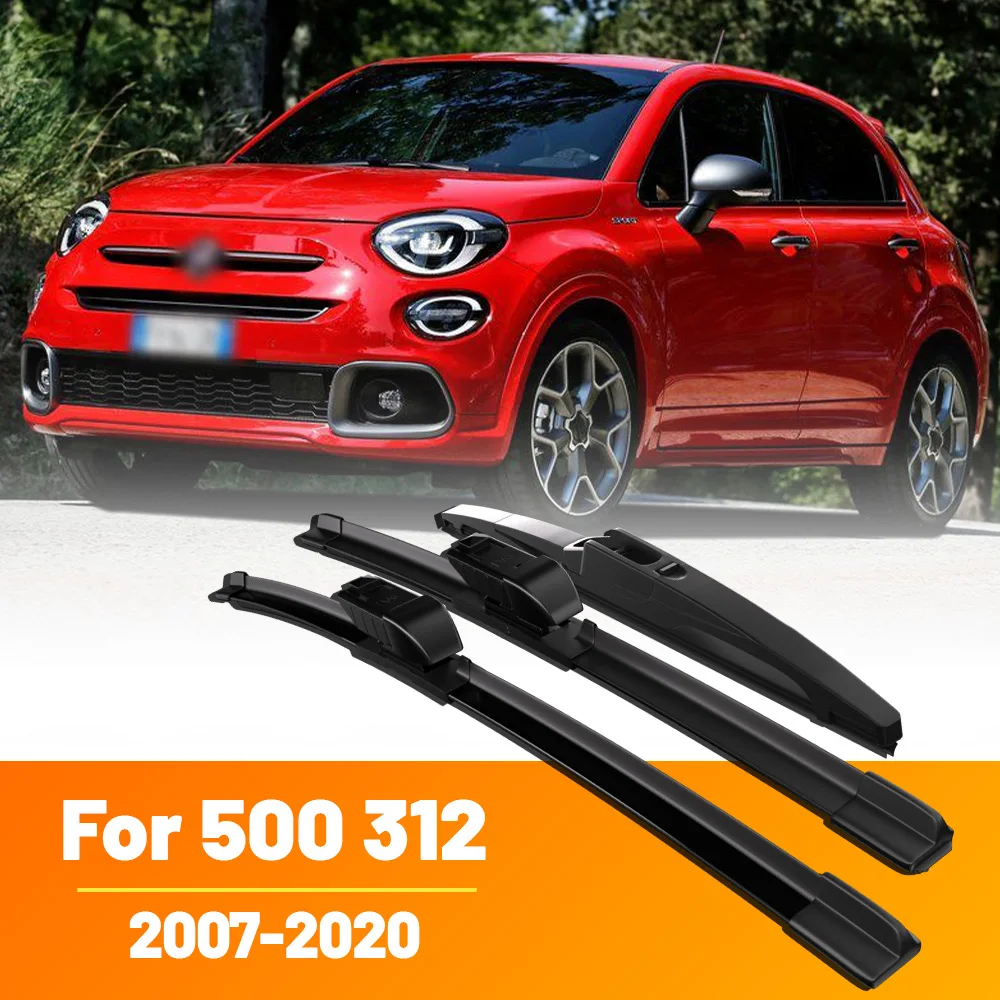 

Для FIAT 500 312 2007-2020 2008 2009 2010 2011 стеклоочиститель передние и задние щетки стеклоочистителя лобовое стекло щетки 24 "+ 14" + 12"