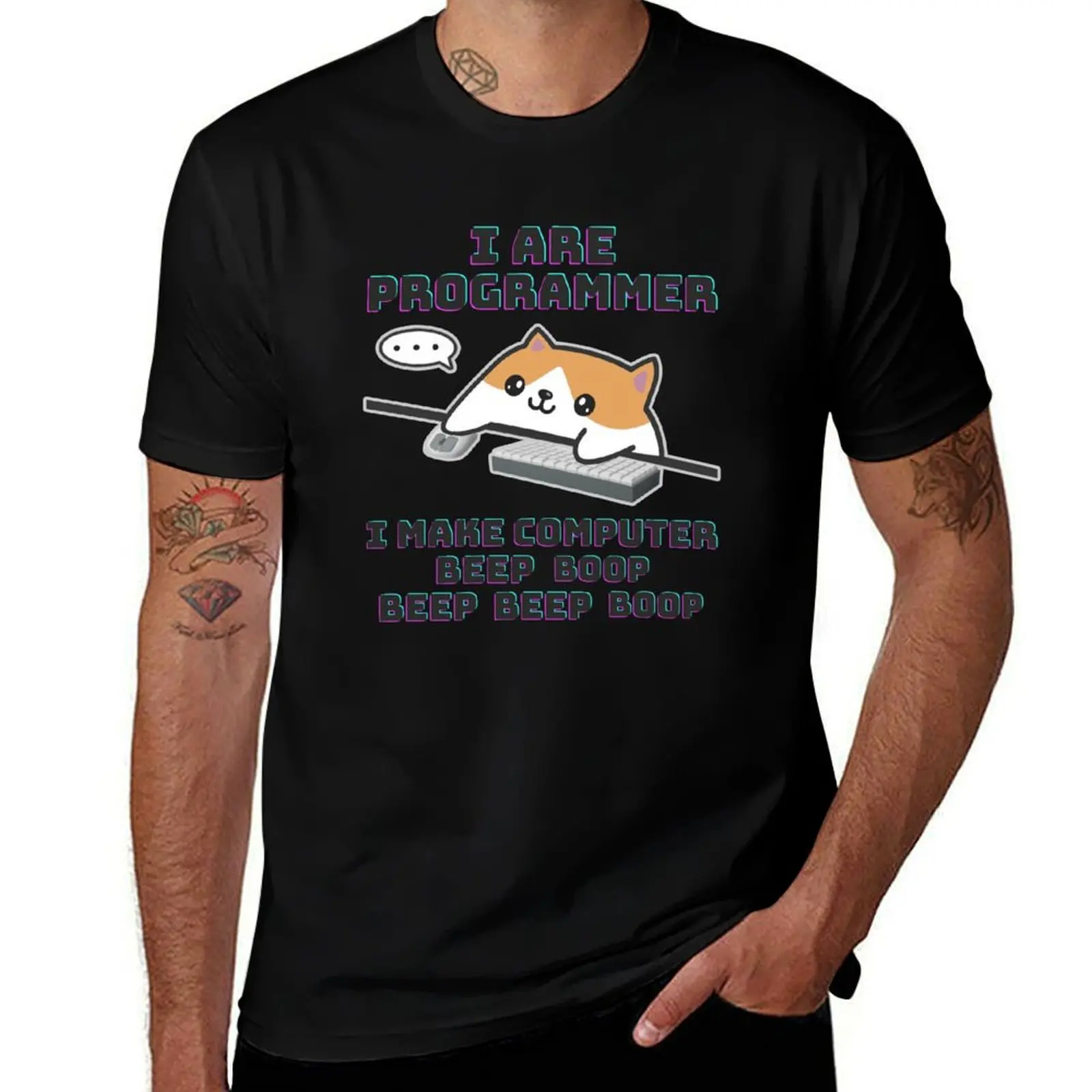 I Are Programmer T-Shirt Fashion Letter Print T-Shirt