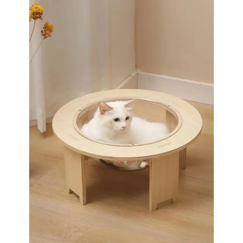 

Cat security sleep cat bed cat climbing frame wood pet supplies cat hammock