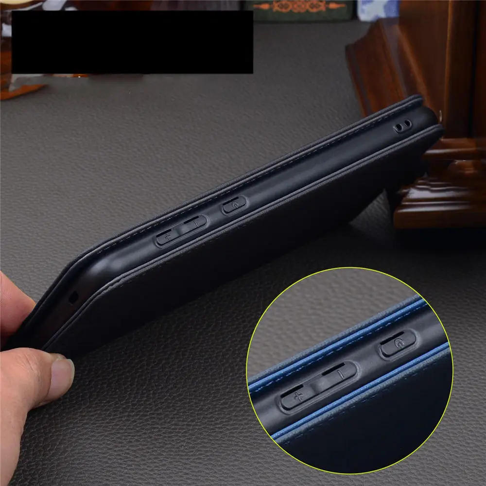 Genuine Leather Magnetic Flip Case for OPPO Find X9 Pro X9 Matte Business Armor Cover