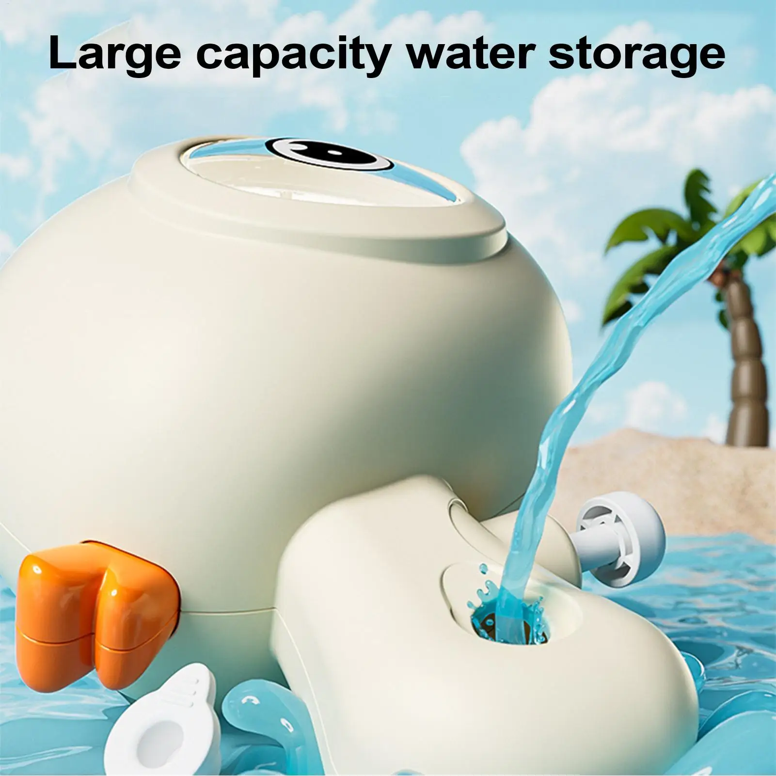 

Water Soaker For Kids Cartoon Water Squirter Toy Press Control Long-Range Spraying Equipment For Hot Days Swimming Pool