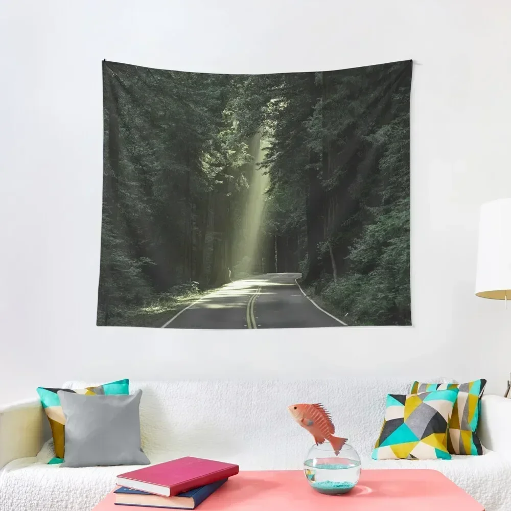 

forest road Tapestry Room Decoration Accessories Aesthetic Room Decor Wall Decoration Items Tapestry