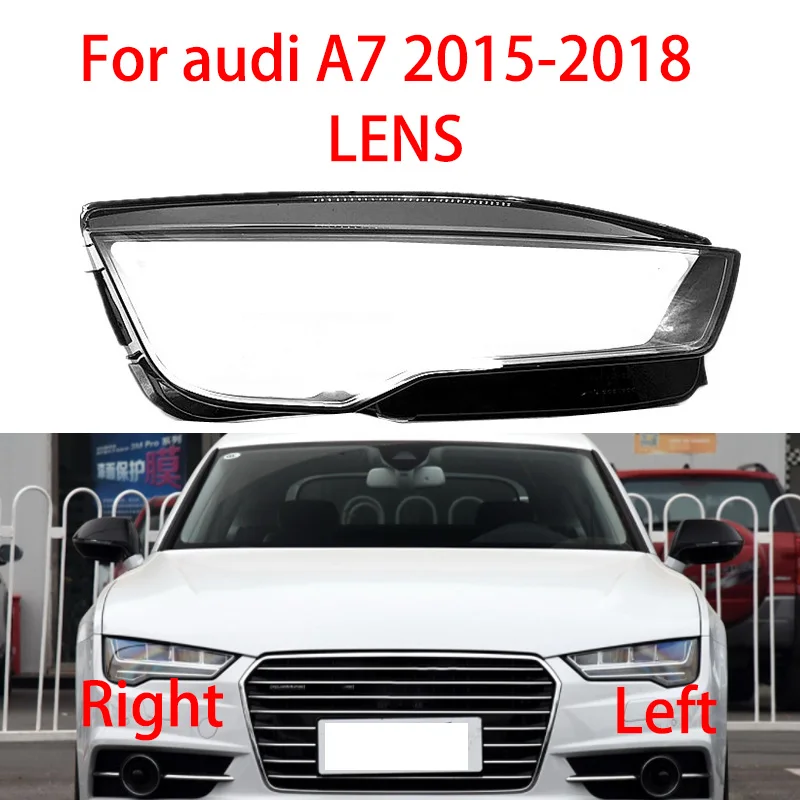 

Headlights Lampshades Lampshade Headlamp Housing Clear Lens Lampshade Plexiglas Hernia Headlamp LED Use for Audi A7 2015-2018